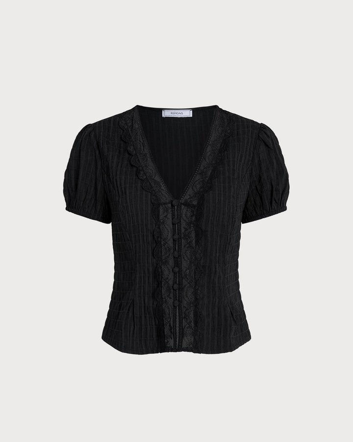 Genevieve | Jacquard Blouse