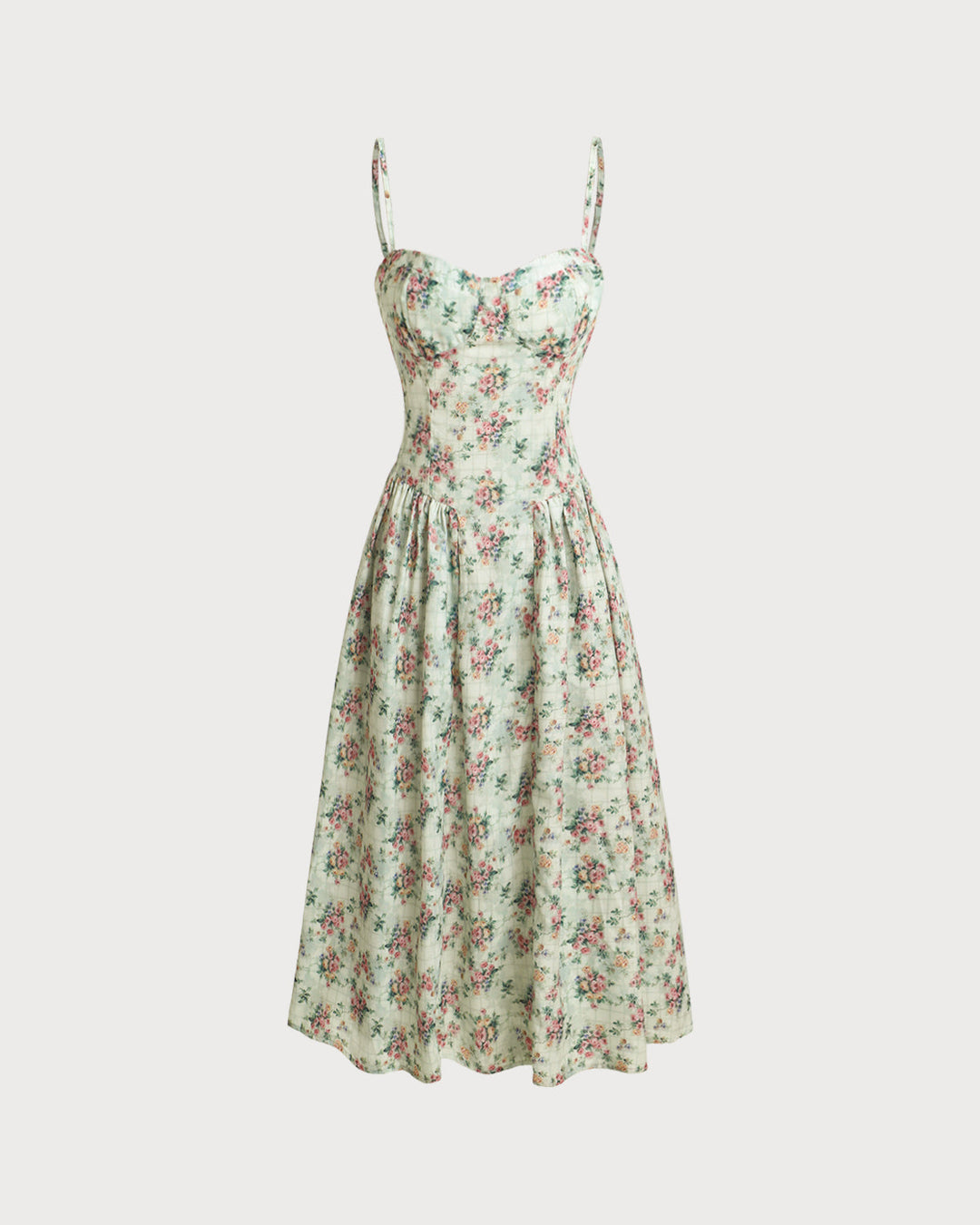 Hazel | Floral Midi Dress