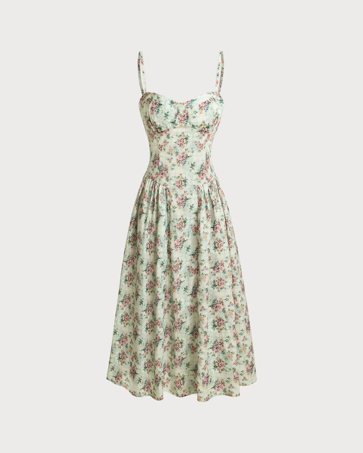 Hazel | Floral Midi Dress