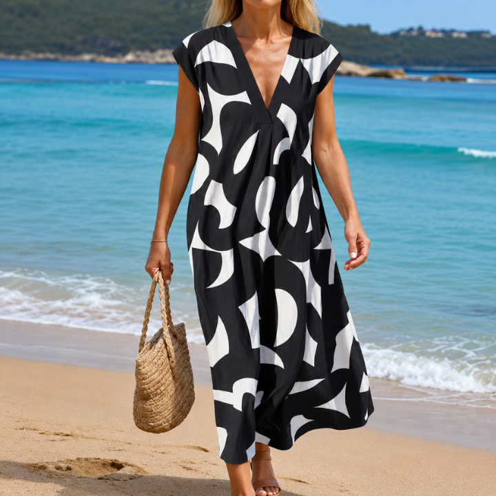 Tatiana | Cutwork Detail Maxi Dress