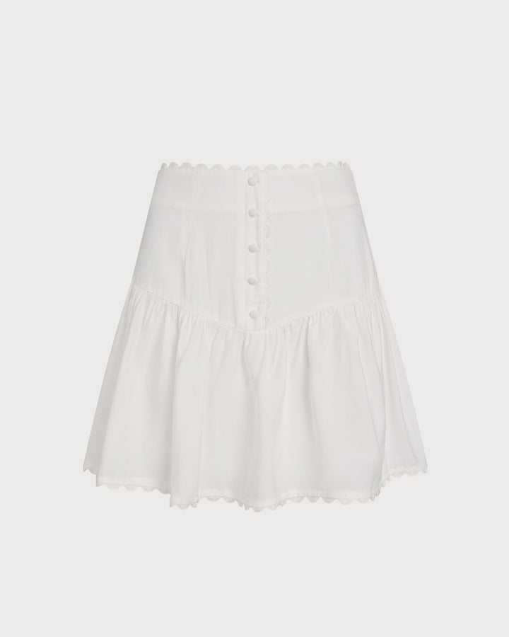 Eloise | Ruched Mini Skirt
