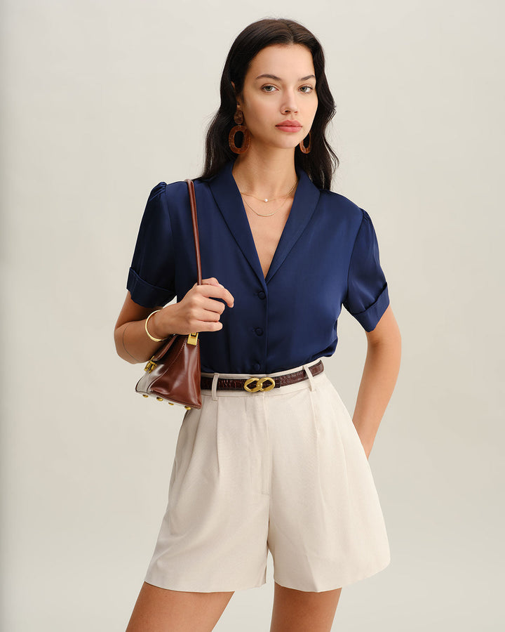 Vivienne | Satin Blouse