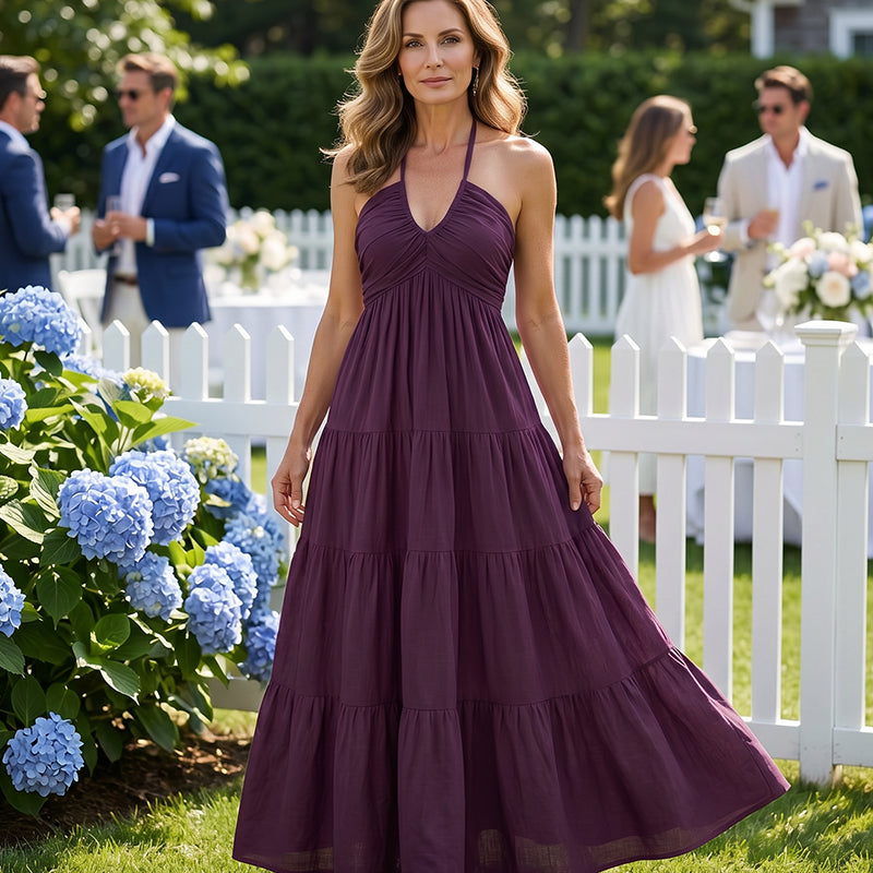 Layla | Summer Backless Maxi Dress