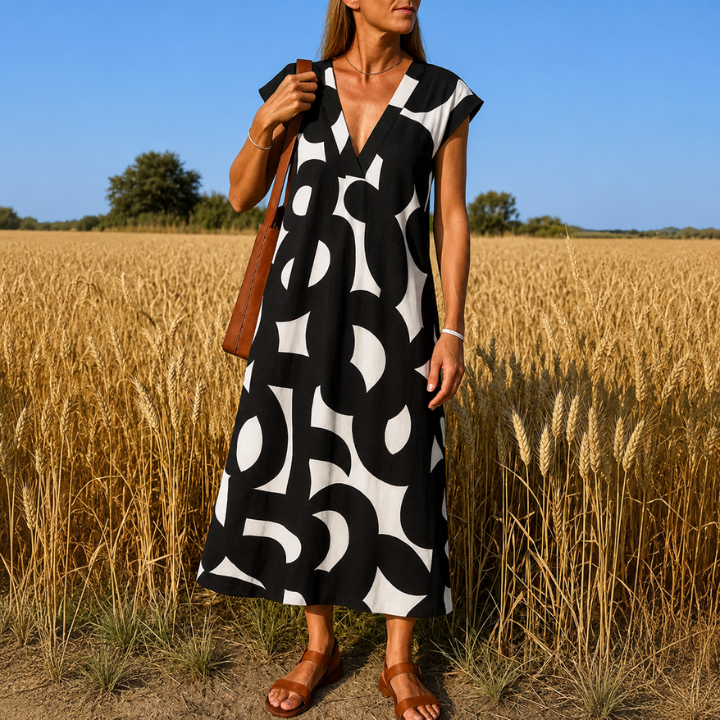 Tatiana | Cutwork Detail Maxi Dress