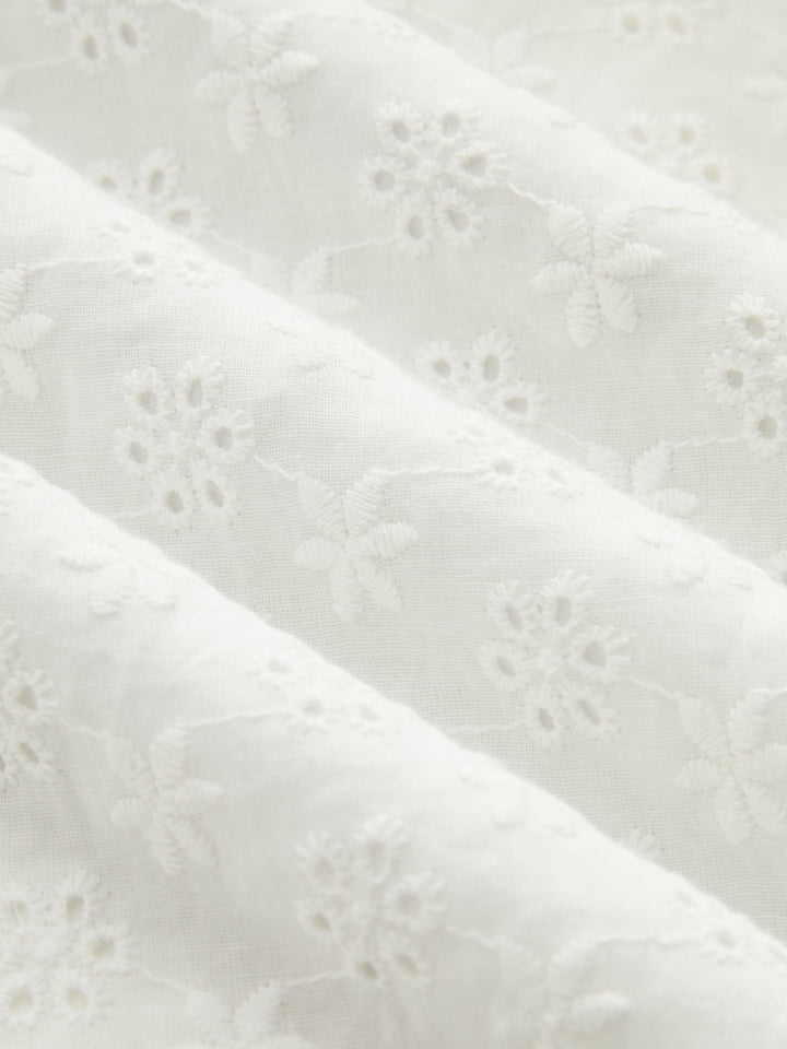 Margot | Eyelet Lace Mini Dress