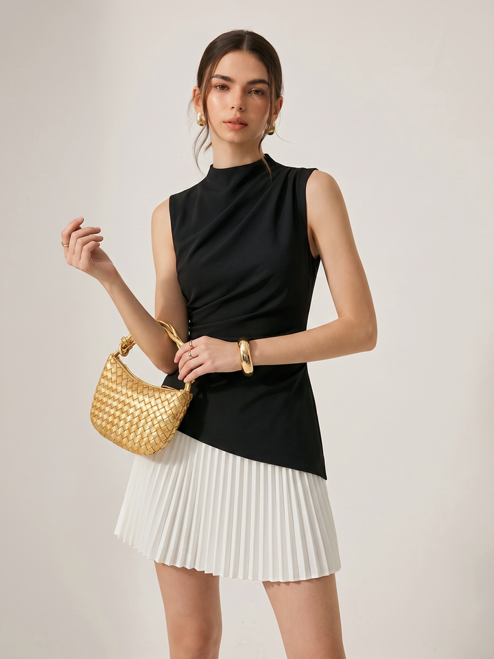 Noémie | Pleated Mini Dress