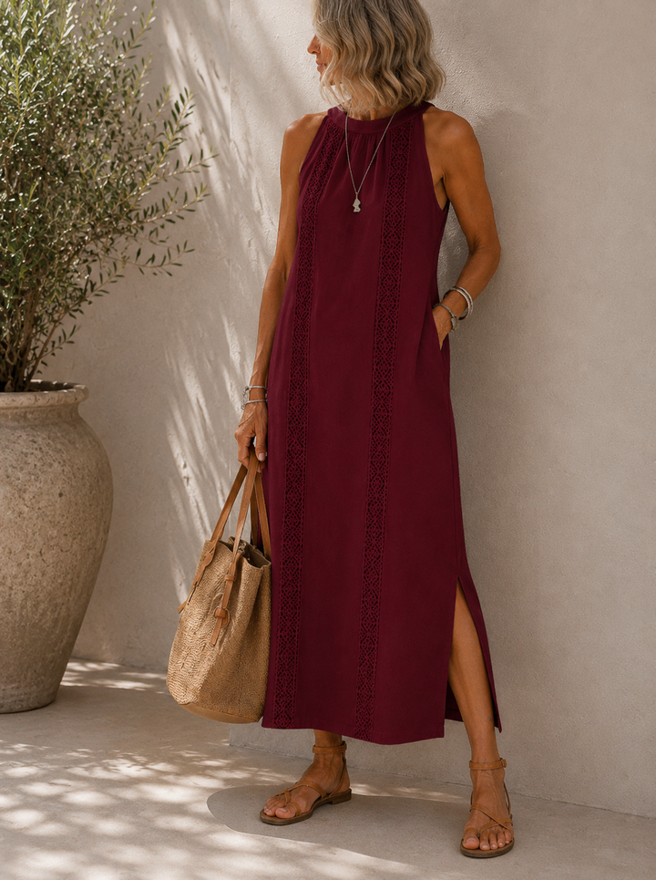 Jimena | Relaxed Midi Dress — White