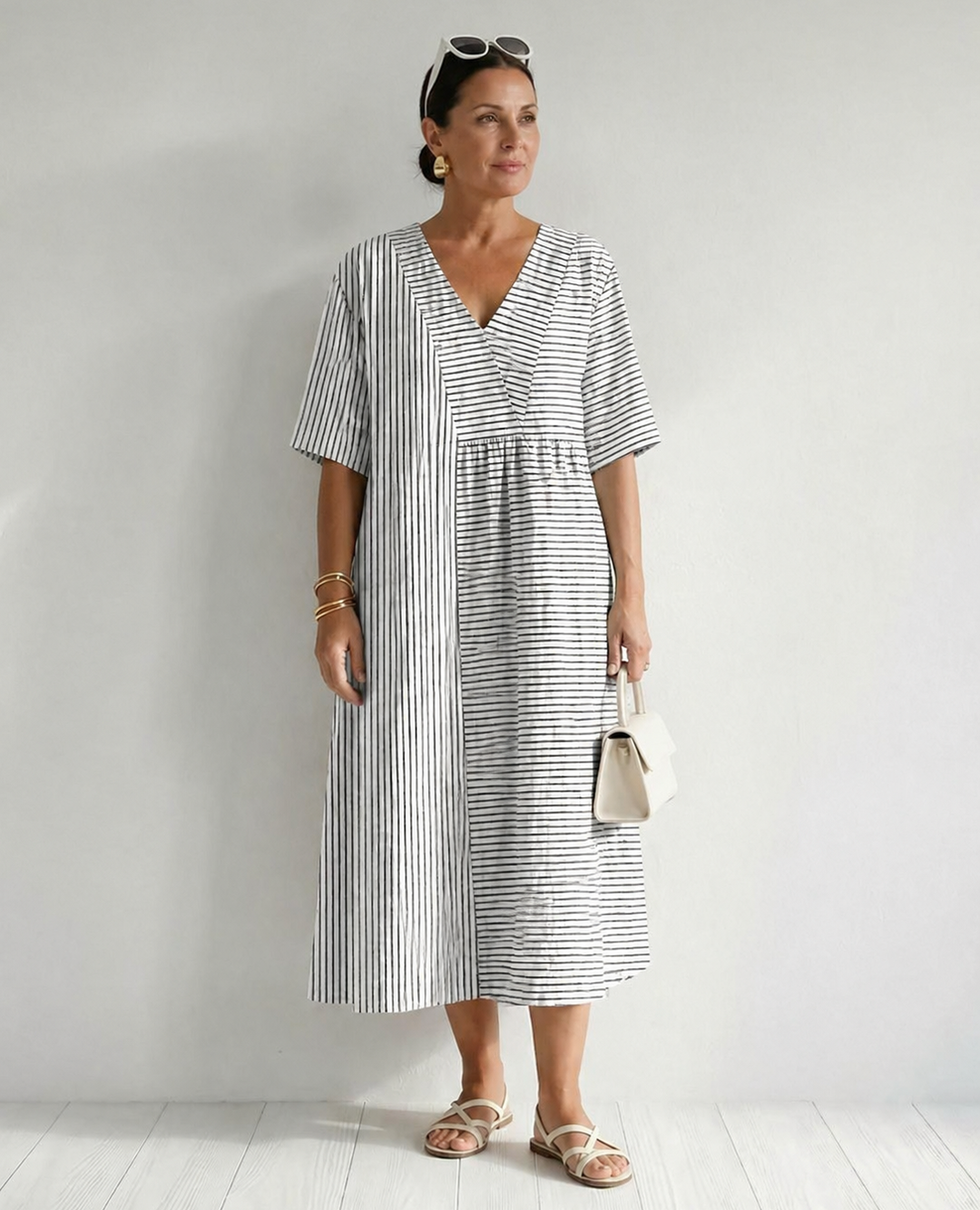 Isa | Vintage Striped Dress