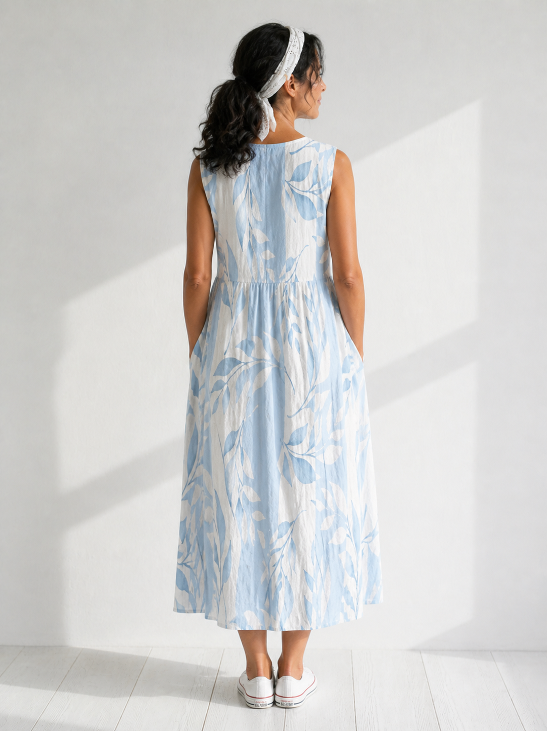 Joy | Leafy Midi Dress