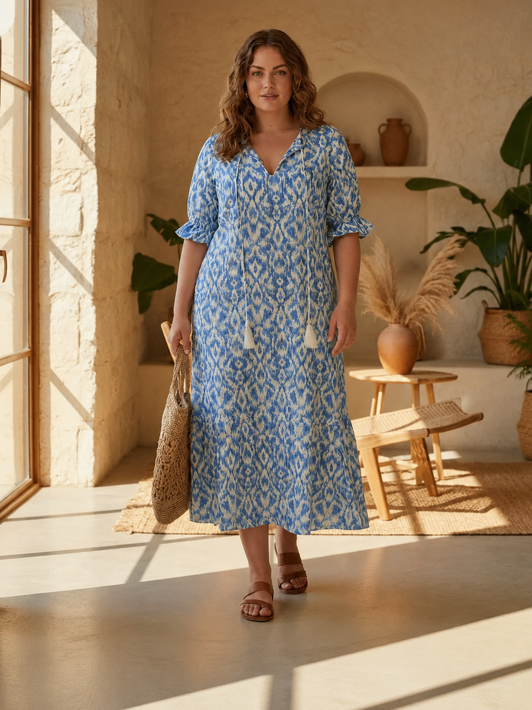 Rosalind | Boho Tummy Coverage Dress