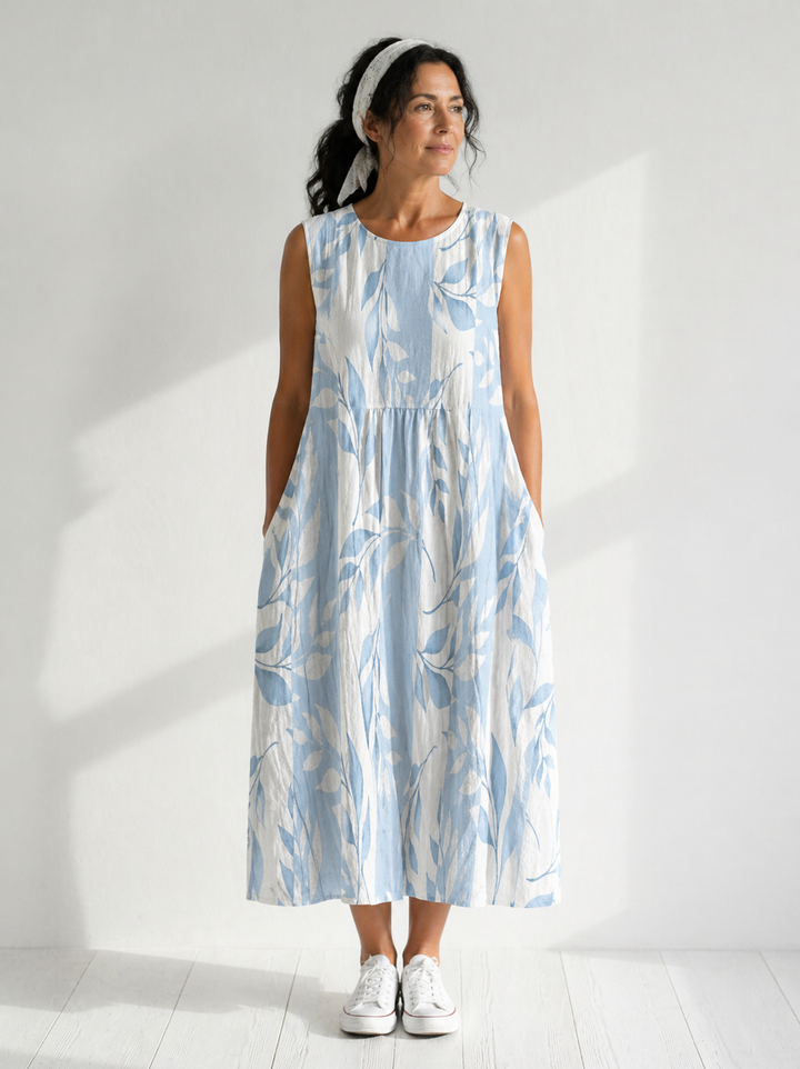 Joy | Leafy Midi Dress