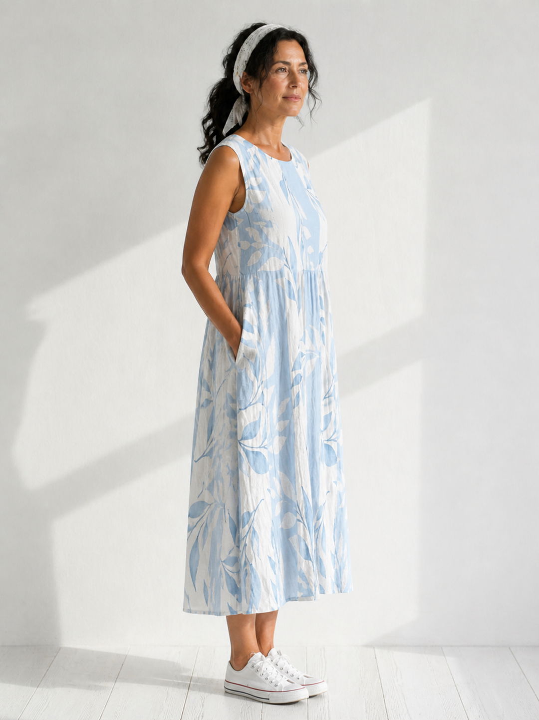 Joy | Leafy Midi Dress