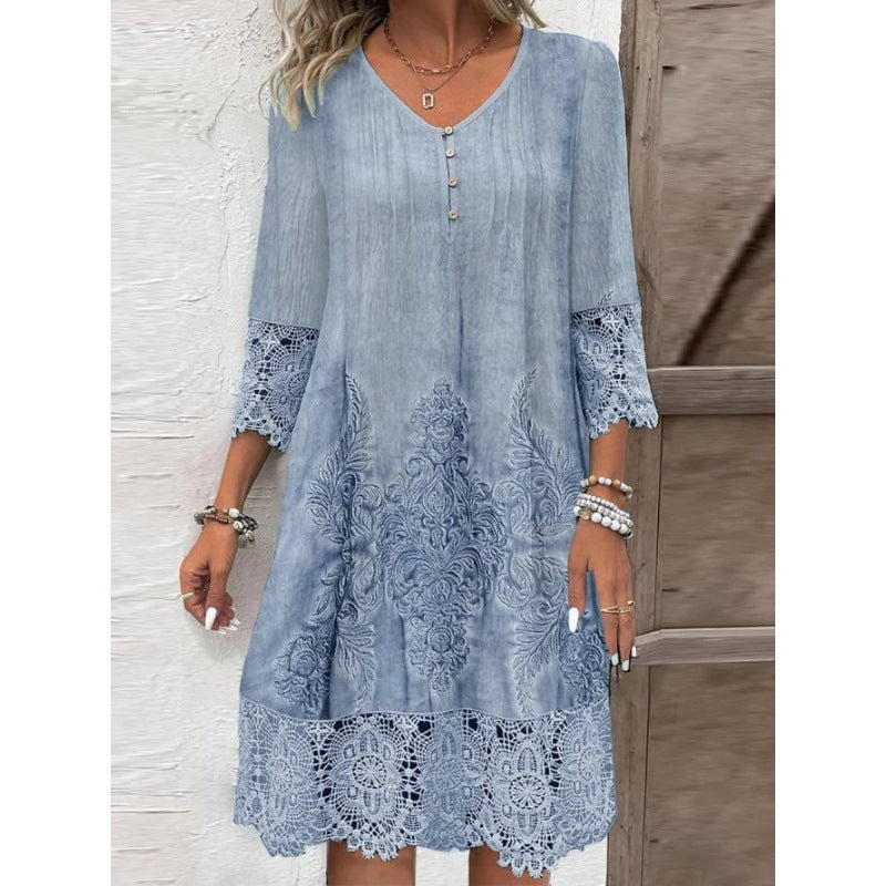 Timeless Lace Midi Dress | Women's Cocktail Dress