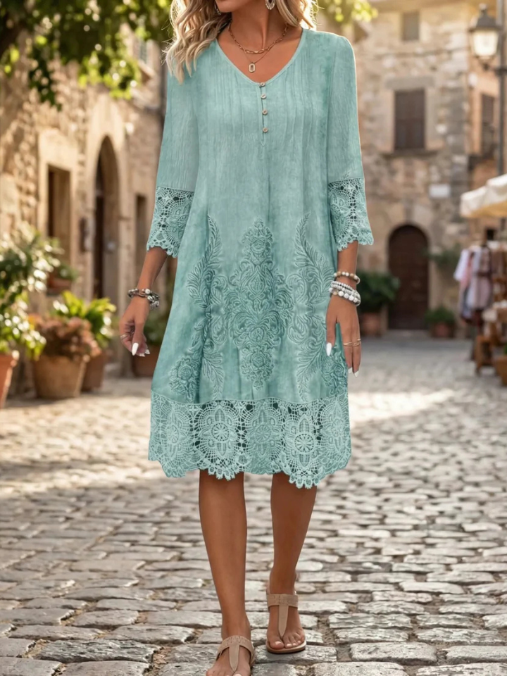 Timeless Lace Midi Dress | Women's Cocktail Dress
