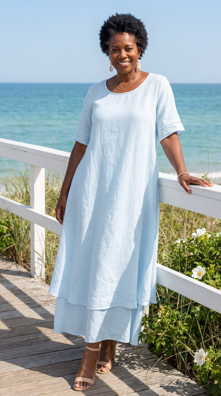 Aria | Fluid Tiered Maxi Dress