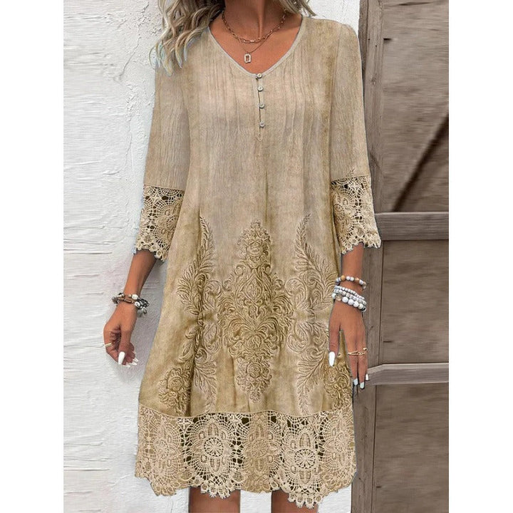 Timeless Lace Midi Dress | Women's Cocktail Dress