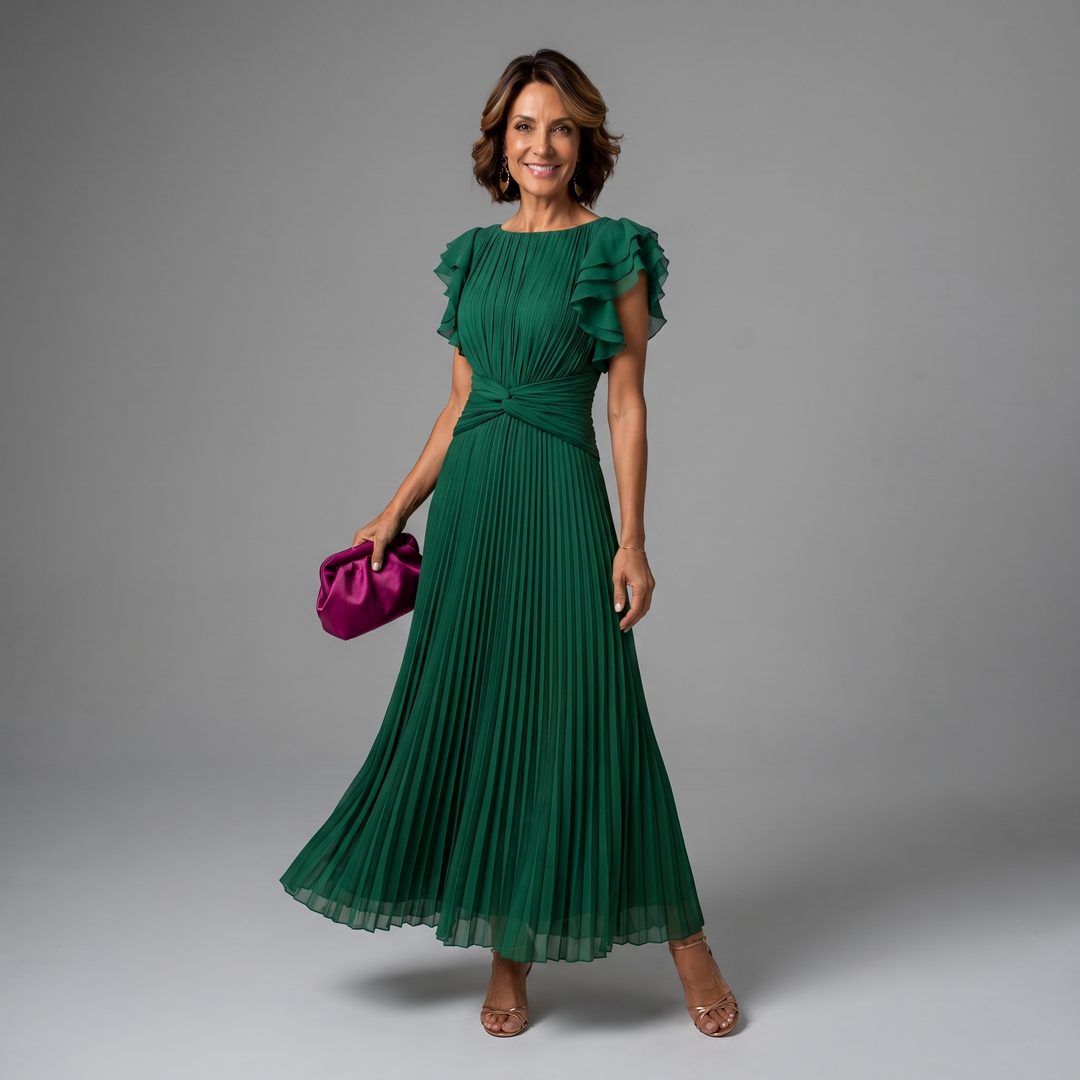 Lara | Classic Pleated Dress