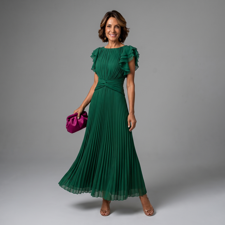 Lara | Classic Pleated Dress