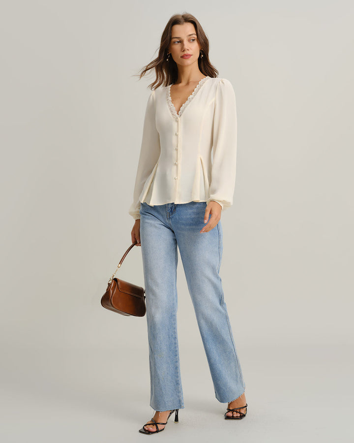 Audrey | Lace Blouse