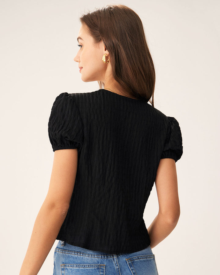 Genevieve | Jacquard Blouse