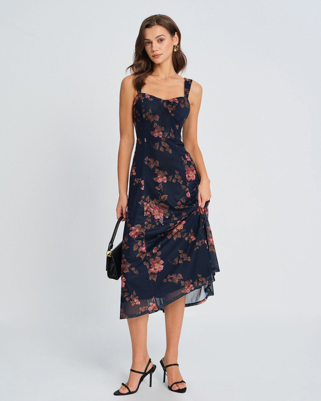 Margot | Floral Midi Dress