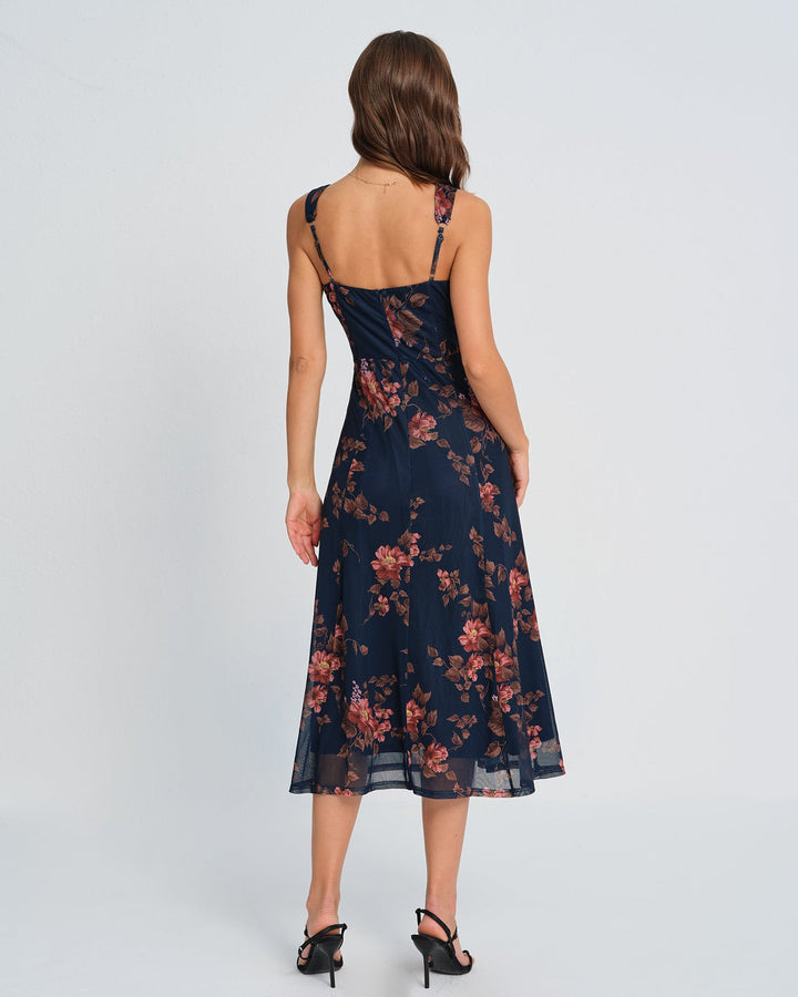 Margot | Floral Midi Dress