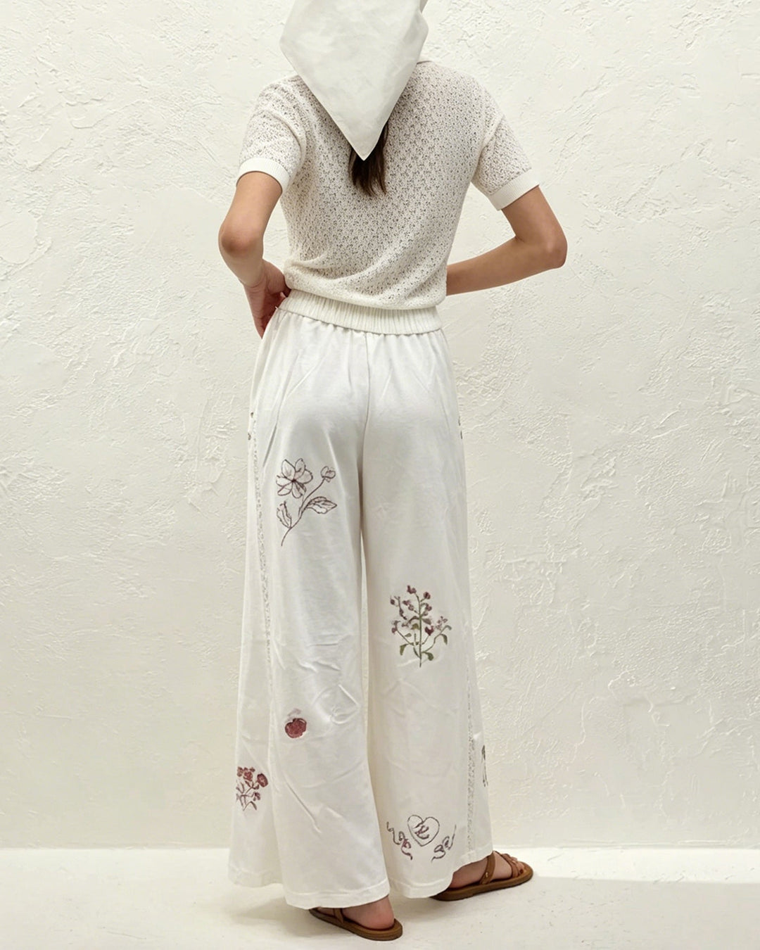 Audrey | Embroidered Trousers