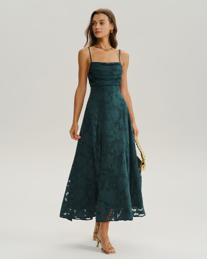Vivienne | Jacquard Maxi Dress