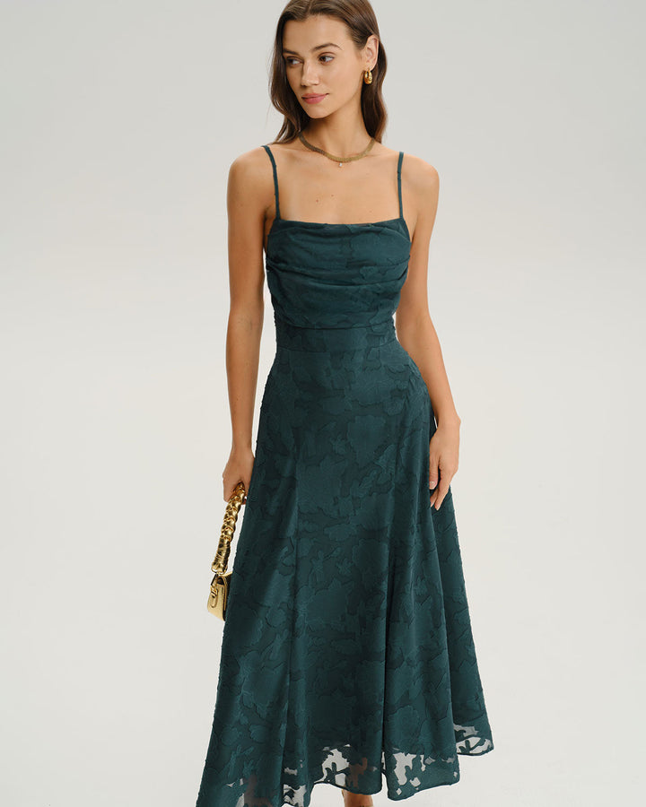 Vivienne | Jacquard Maxi Dress