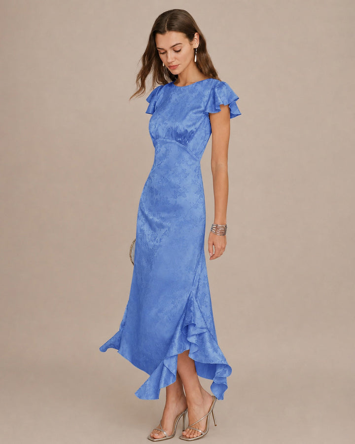 Stella | Ruffle Midi Dress