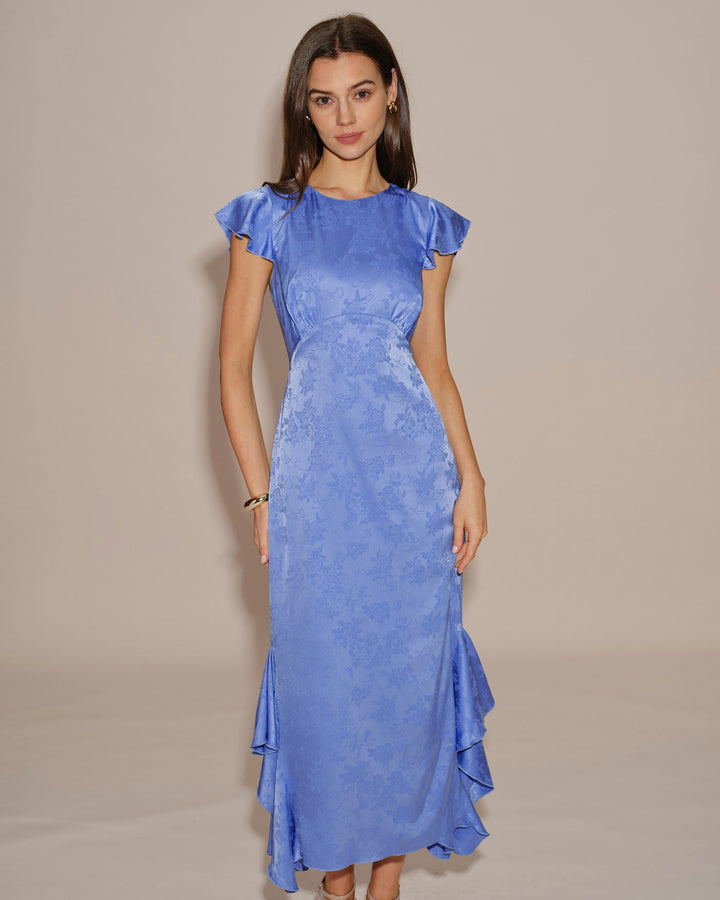 Stella | Ruffle Midi Dress