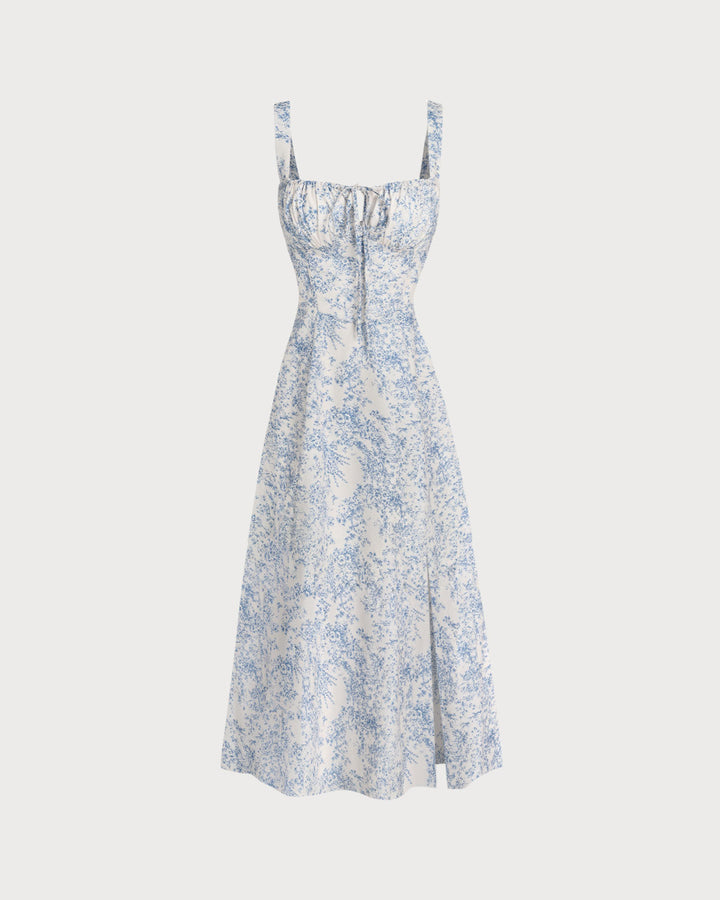 Elly | Ruched Midi Dress