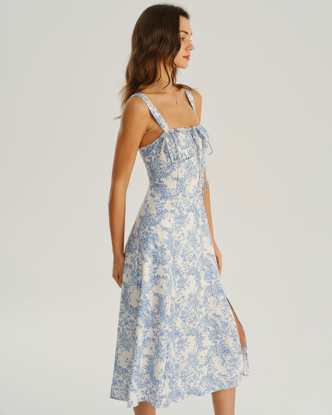 Elly | Ruched Midi Dress