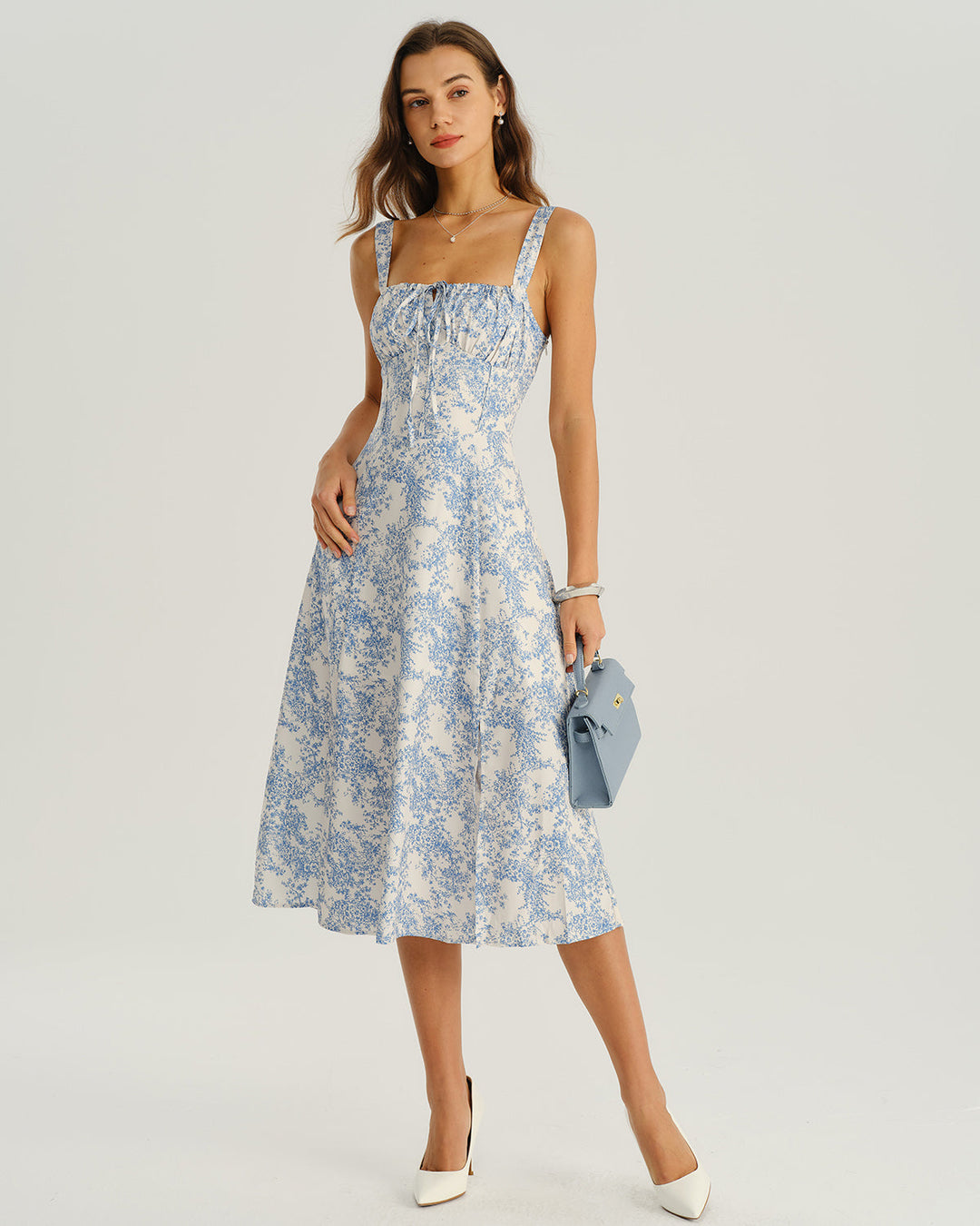 Elly | Ruched Midi Dress