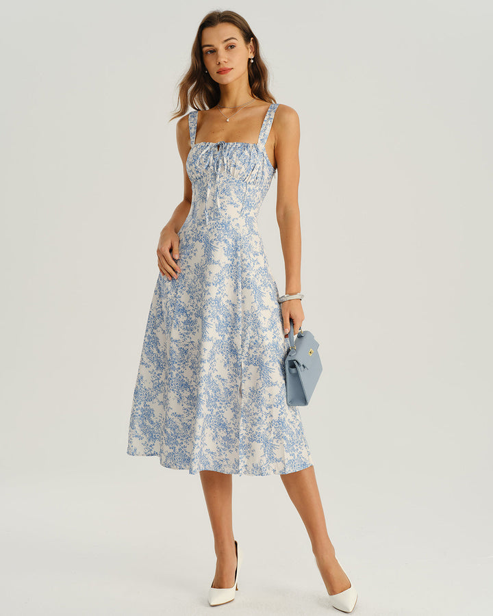 Elly | Ruched Midi Dress