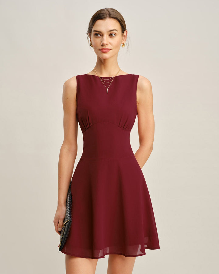 Scarlett | Pleated Mini Dress