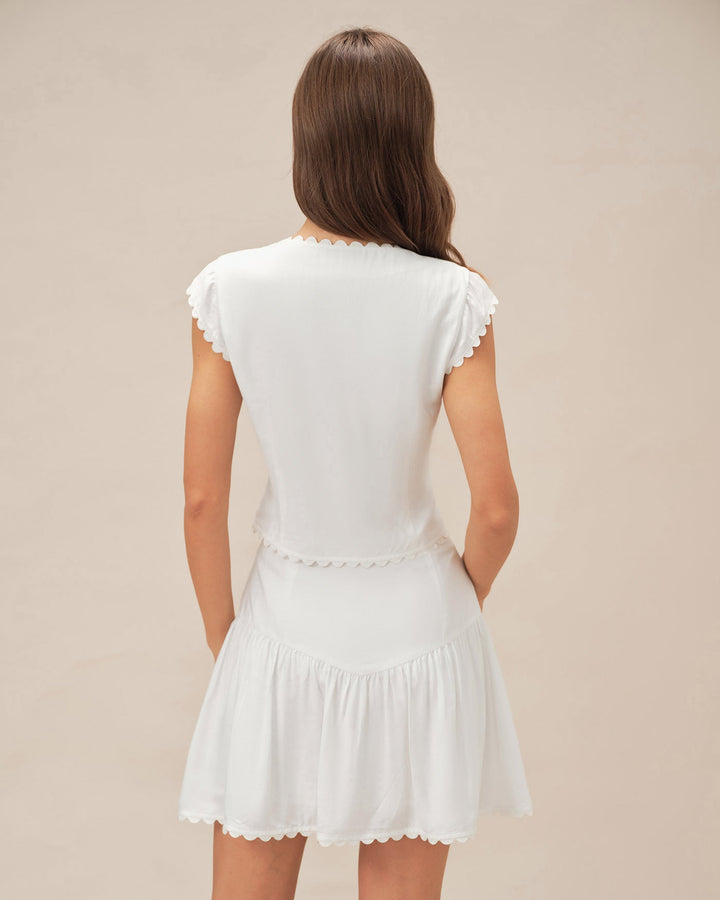 Eloise | Ruched Mini Skirt