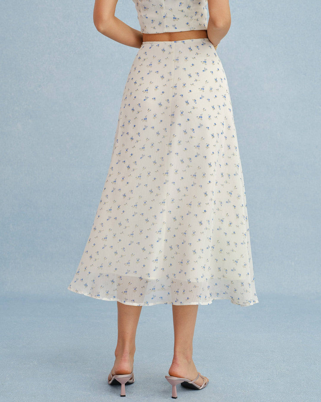 Amélie | Floral Midi Skirt